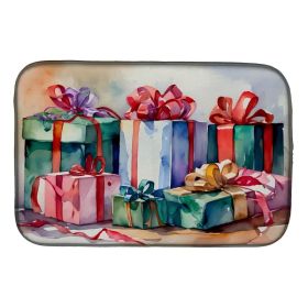 Christmas Gifts Dish Drying Mat Absorbent Dish Drying Mat Pad for Kitchen Counter Dish Drainer Mat for Countertop, 14 x 21", Multicolor (Option: default)
