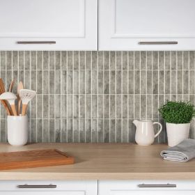 10pcs Self-Adhesive Splash Wall Tiles, 12x12 Inch Self-Adhesive Subway Tiles, Vintage Wall Stickers, Wall Decals, Suitable For Kitchen And Bathro (Option: 1)