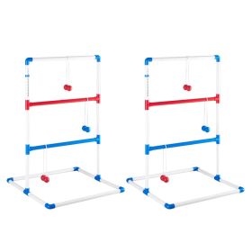 The Ladder Ball And Golf Throwing Ball Set Is Used For The Ladder Throwing Game And Includes 6 Balls, A Scoring Board And A Portable Bag. (Option: White)