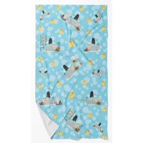 Bouvier des Flandres in Bathtub Bath Towel Large Oversized Plush Fitness Body Towel, Ultra Soft Absorbent Quick Drying, 42"L x 24"W (Option: default)