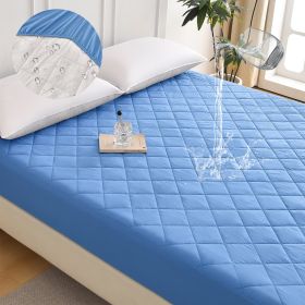 Diamond Grid Ultrasonic Waterproof Mattress Protector (Option: W13664161)