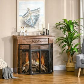 Folding Fireplace Screen(No shipments on weekends) (Option: default title)