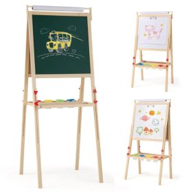 3-in-1 Art Easel Adjustable Double-sided Easel with 4 Paint Cups (Option: default title)